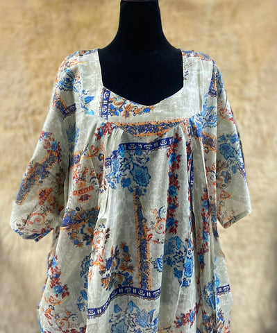 4XL جلابية هريس شربت خفيف نص كم