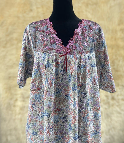 2XL" جلابية قطن اندونيسي نص كم "تقصر بعد الغسيل⁩⁩⁩