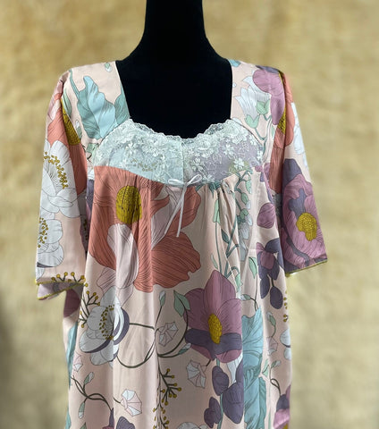 2XL" جلابية قطن اندونيسي نص كم "تقصر بعد الغسيل⁩⁩⁩