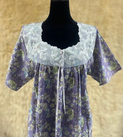 جلابية قطن ليبرتي  نص كم⁩⁩⁩⁩⁩⁩⁩⁩ 2XL
