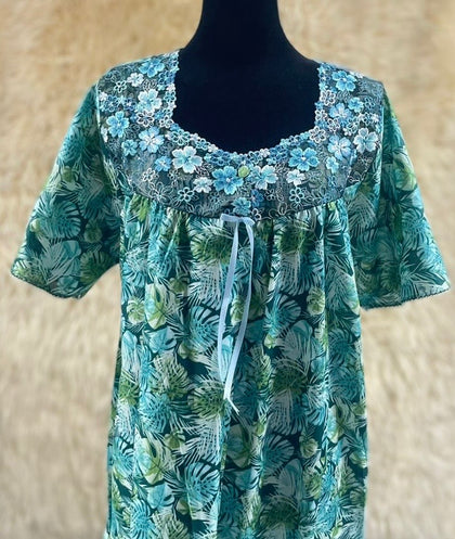 جلابية قطن ليبرتي  نص كم⁩⁩⁩⁩⁩⁩⁩⁩ 2XL