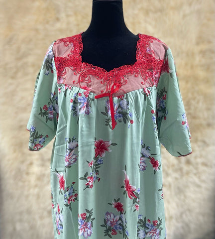 2XL" جلابية قطن اندونيسي نص كم "تقصر بعد الغسيل⁩⁩⁩