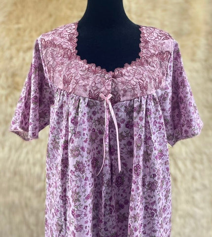 جلابية قطن ليبرتي  نص كم⁩⁩⁩⁩⁩⁩⁩⁩ 2XL