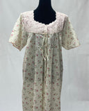 L  جلابية قطن ليبرتي  نص كم⁩⁩⁩⁩⁩⁩⁩⁩