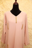 M جلابية كم طويل (الطول54 والصدر23.5)