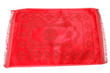 سجادة صلاة مخمل لون احمر   120*80 cm